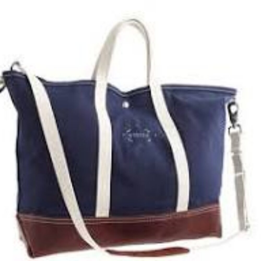 STEELE CANVAS BASKET CORP.™ LEATHER TOTE FOR J.CREW - Picture 2 of 8